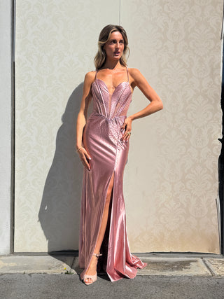 Abito Gold Sirena Stretch